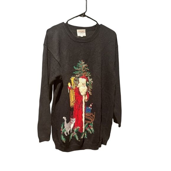 Susan Bristol Sweaters - Susan Bristol Women's Black Knitted Sweater